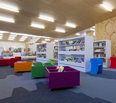 Bibliothèque Tourcoing - Intérieur
